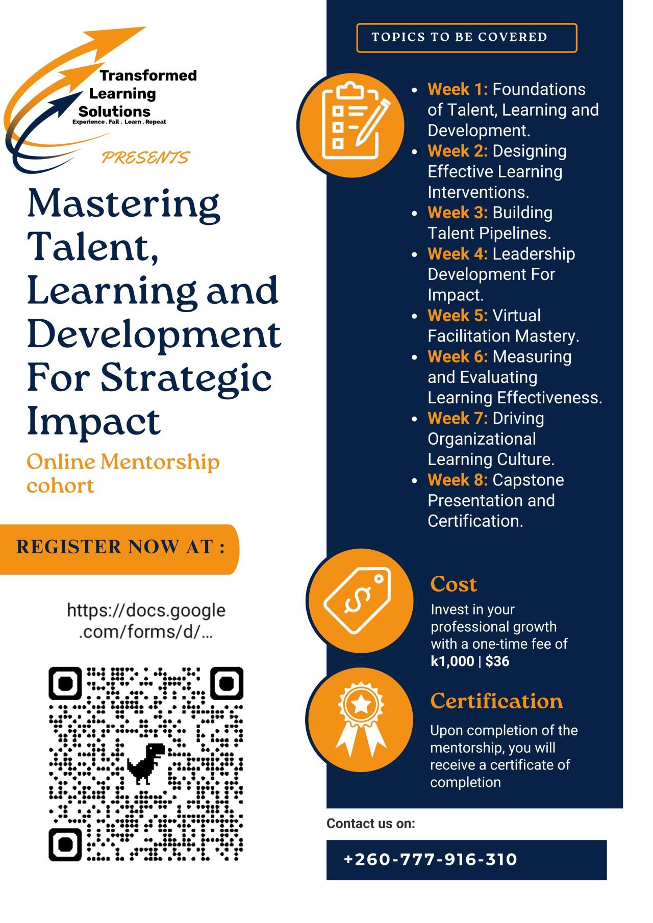 MASTERING TALENT, LEARNING AND DEVELOPMENT FOR STRATEGIC IMPACT
